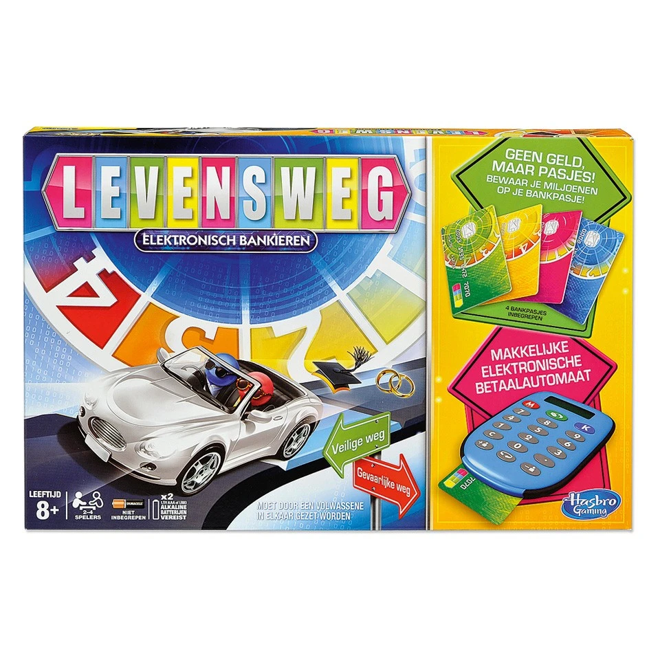 Hasbro Gaming Levensweg Elektronisch Bankieren 4 Hasbro Gaming Levensweg Elektronisch Bankieren - Afbeelding 2