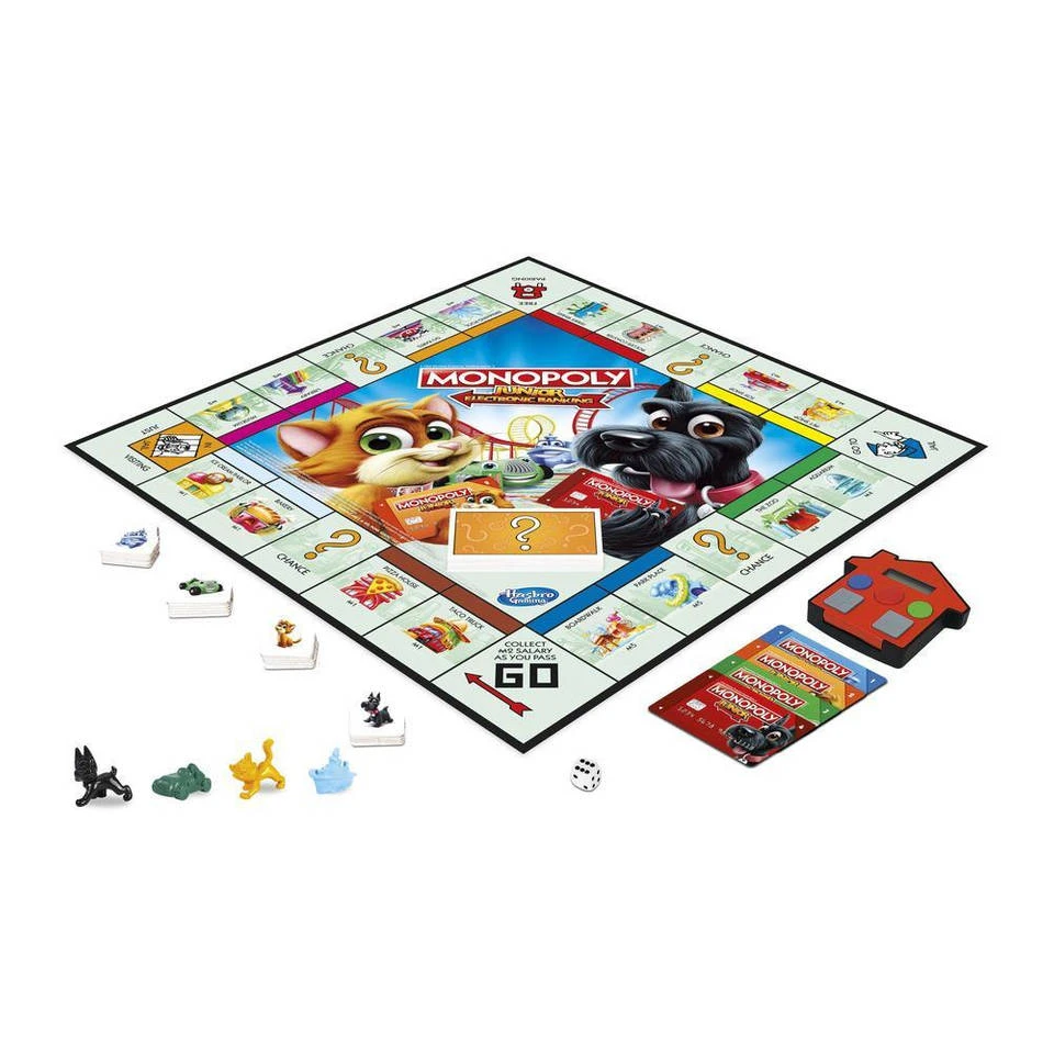 Hasbro Gaming Monopoly Junior Elektronisch Bankieren 5 Hasbro Gaming Monopoly Junior Elektronisch Bankieren - Afbeelding 3
