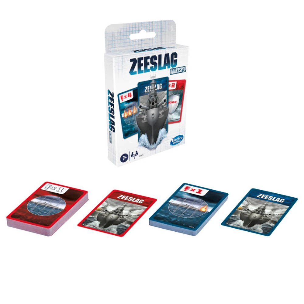 Hasbro Gaming Zeeslag Kaartspel 3 Hasbro Gaming Zeeslag Kaartspel