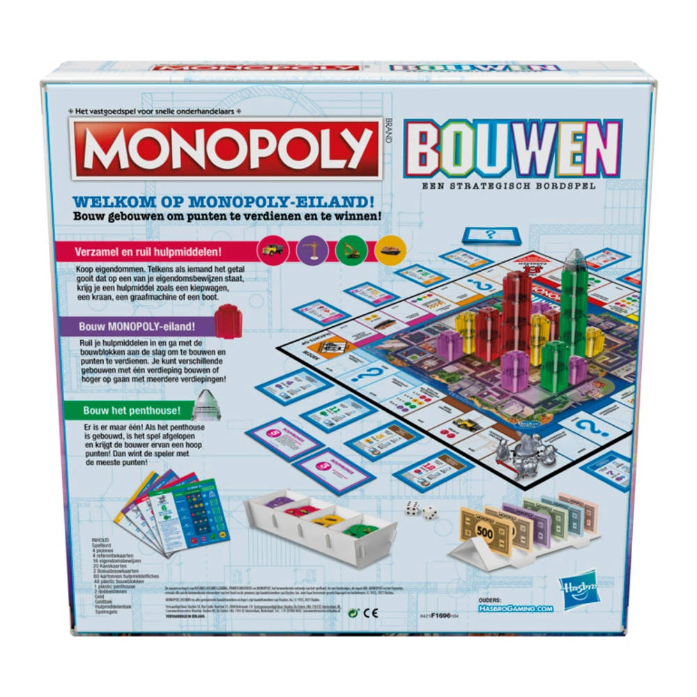 Hasbro Gaming Monopoly Bouwen 8 Hasbro Gaming Monopoly Bouwen - Afbeelding 6