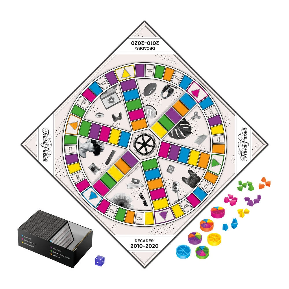 Hasbro Gaming Trivial Pursuit Decades 2010 - 2020 6 Hasbro Gaming Trivial Pursuit Decades 2010 - 2020 - Afbeelding 4