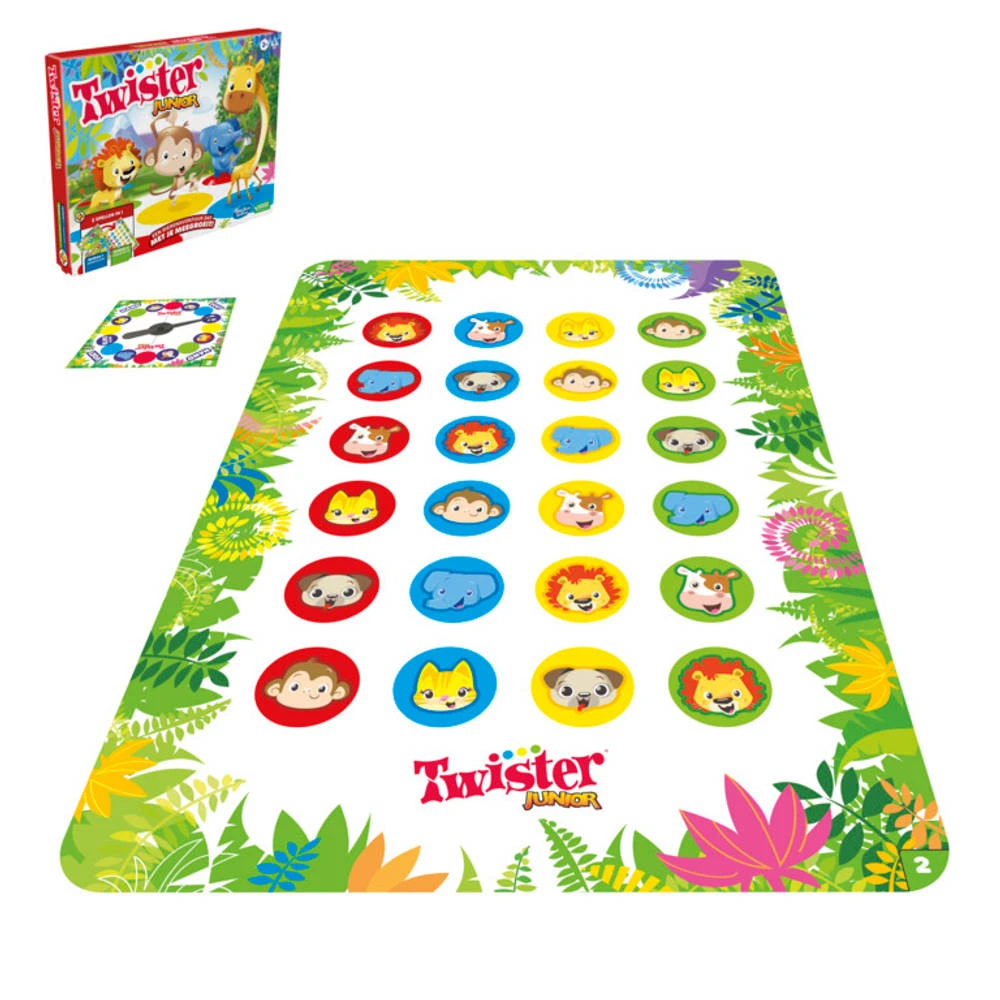 Hasbro Gaming Twister Junior 4 Hasbro Gaming Twister Junior - Afbeelding 2