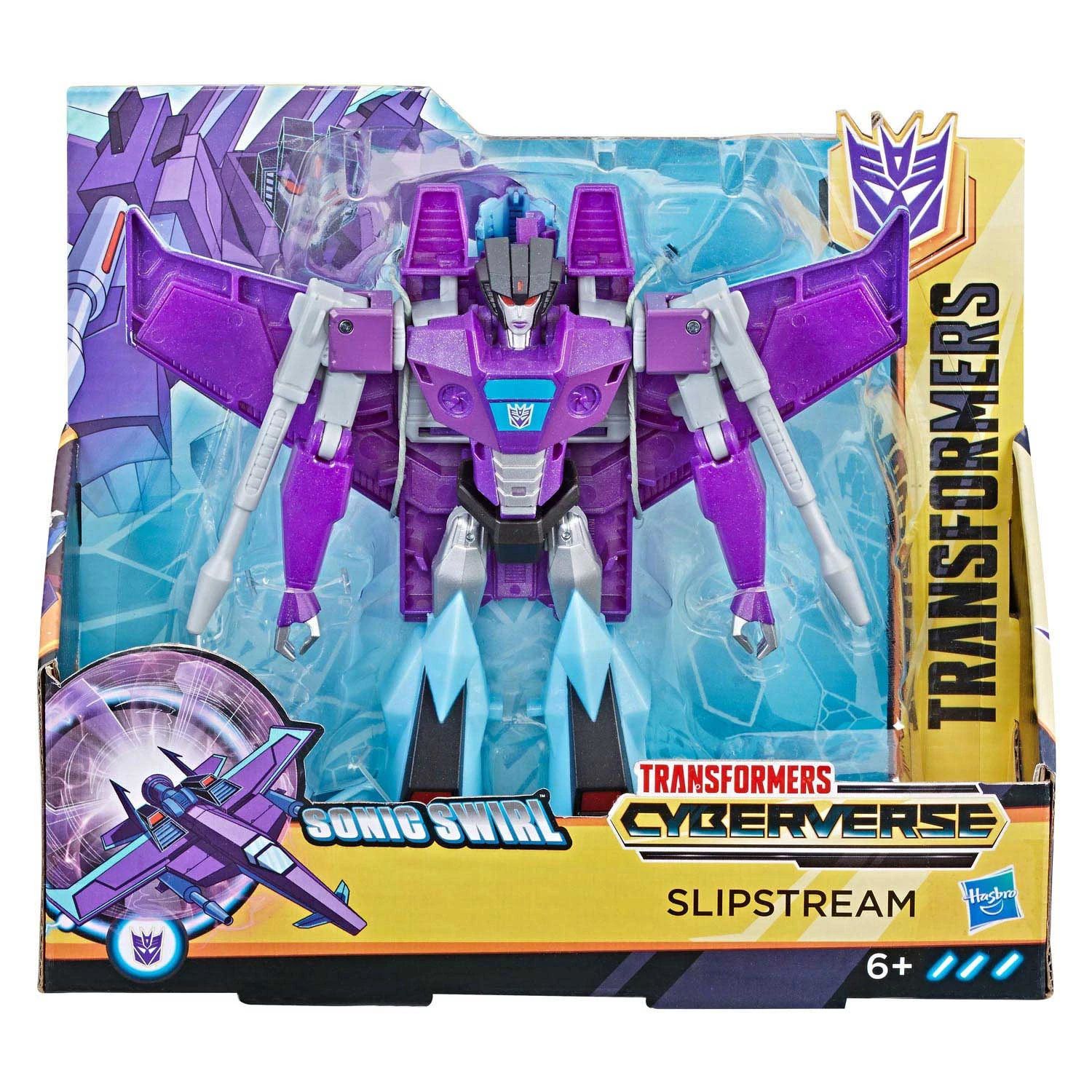 Hasbro Transformers Cyberverse Ultra Class Figuur - Slipstream 4 Hasbro Transformers Cyberverse Ultra Class Figuur - Slipstream - Afbeelding 2