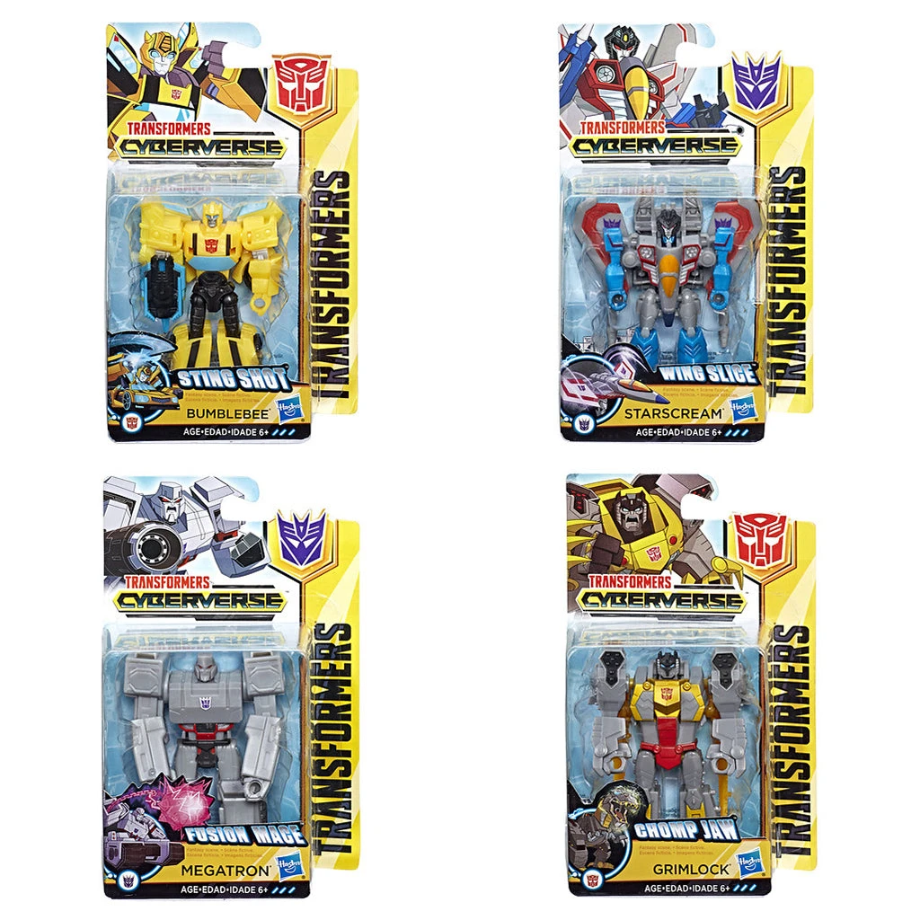 Hasbro Transformer Cyberverse Action Attacker 8 Assorti 3 Hasbro Transformer Cyberverse Action Attacker 8 Assorti