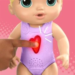 Hasbro Baby Alive Happy Heartbeats Babypop + Licht En Geluid -Hasbro 5010993660186 3