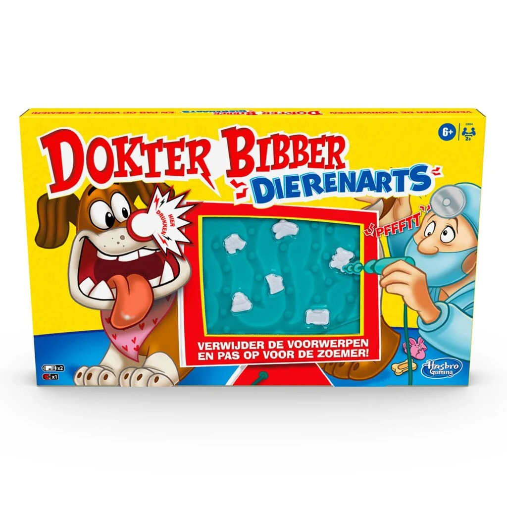 Hasbro Gaming Dokter Bibber Dierenarts 4 Hasbro Gaming Dokter Bibber Dierenarts - Afbeelding 2