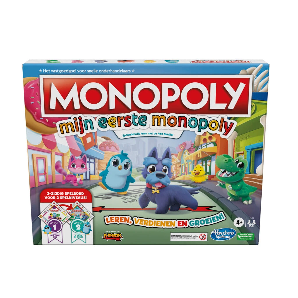 Hasbro Gaming Mijn Eerste Monopoly 3 Hasbro Gaming Mijn Eerste Monopoly