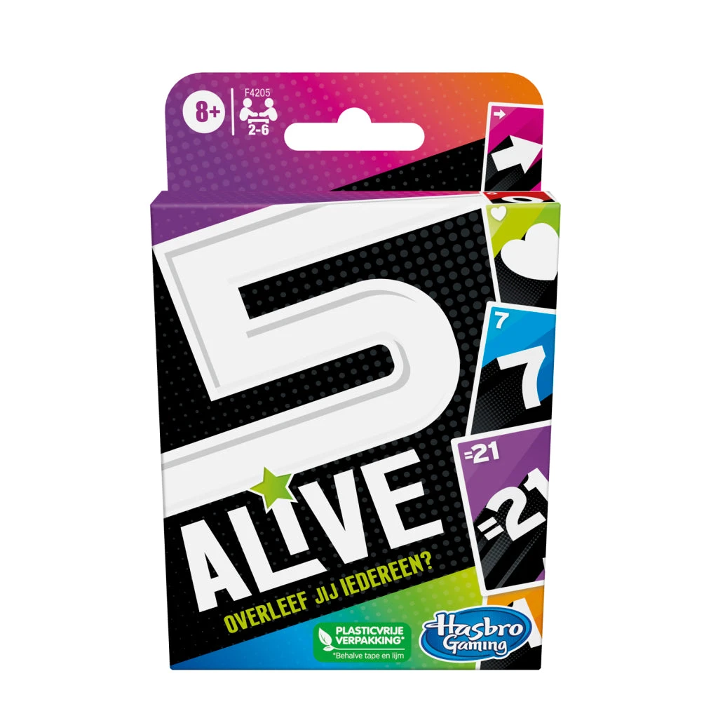 Hasbro Gaming 5 Alive Kaartspel 3 Hasbro Gaming 5 Alive Kaartspel