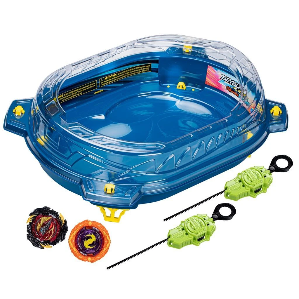 Hasbro Beyblade QuadStrike Thunder Edge Battle Set Afschietspel 4 Hasbro Beyblade QuadStrike Thunder Edge Battle Set Afschietspel - Afbeelding 2