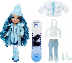 Hasbro Rainbow High Winter Break Fas. Doll Sky. - 574798Euc - Mga Entertainment