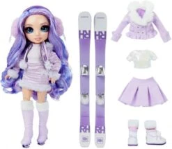 Hasbro Rainbow High Winter Break Fashion.Doll Violet - 574804Euc - Mga Entertainment