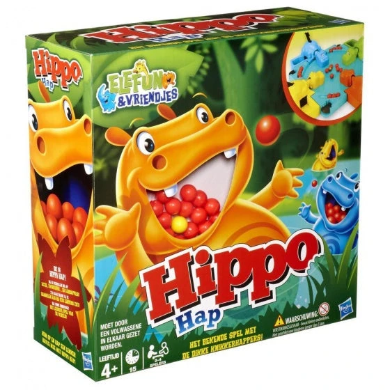 Hasbro Gaming Hippo Hap 4 Hasbro Gaming Hippo Hap - Afbeelding 2